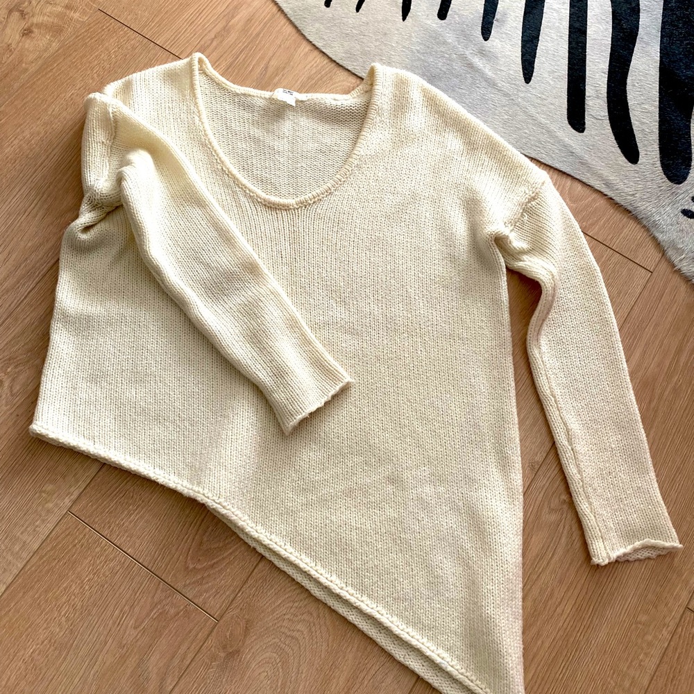 Helmut Lang asymmetric sweater